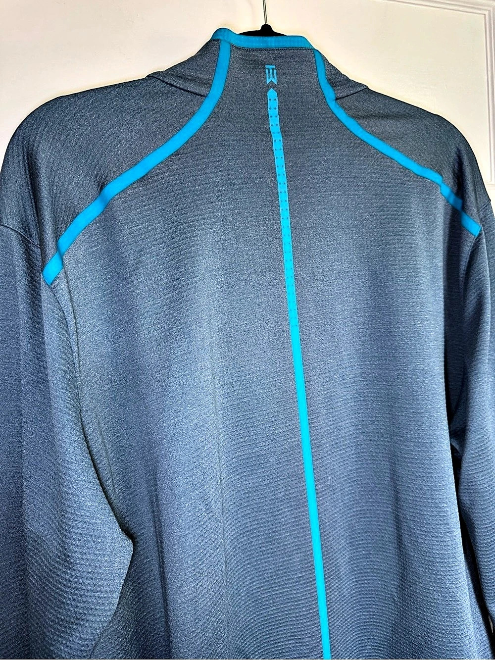 Nike Tiger Woods Collection Dri-FIT Quarter-Zip Golf Pullover Blue XXL - Picture 4 of 16